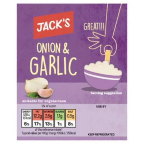 Jack's Onion & Garlic Dip 2 Pack