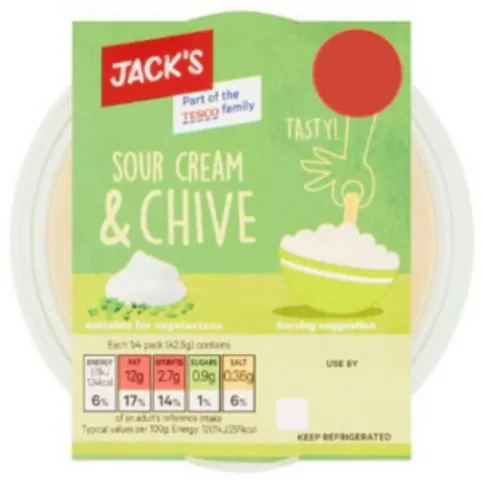 Jack's Sour Cream & Chive 170g