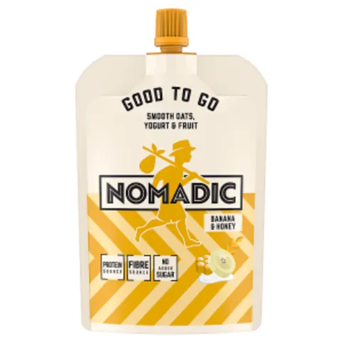 Nomadic Good to Go Smooth Oats, Yogurt & Fruit Banana & Honey 150g