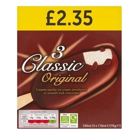 3 Classic Original 3 x 110 ml