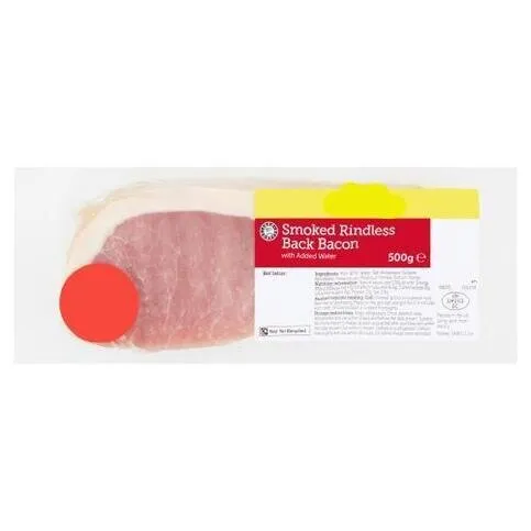 Euro Shopper Smoked Back Bacon 150g