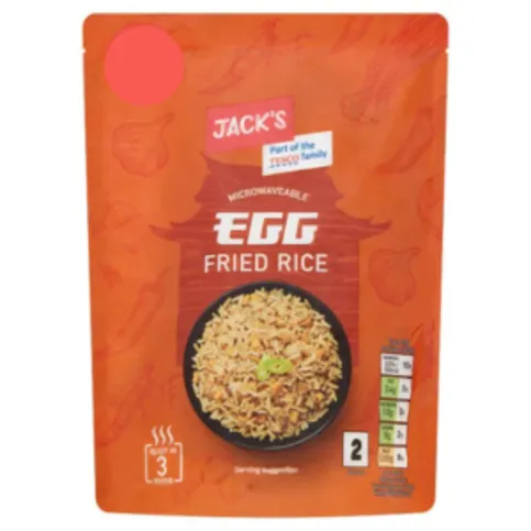 Jack’s Microwaveable Egg Fried Rice 250g