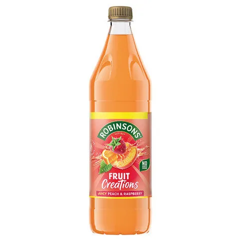 Robinsons Fruit Creations Juicy Peach & Raspberry 750ml