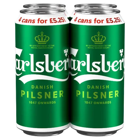 Carlsberg Danish Pilsner 4 x 440ml