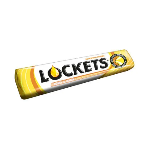 Lockets Honey & Lemon Cough Sweet Lozenges 41g