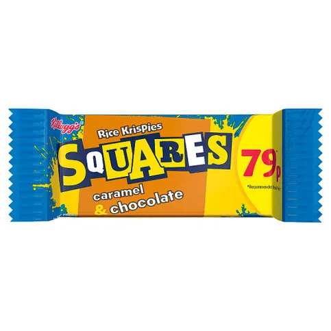 Kellogg's Squares Caramel & Chocolate Rice Krispies 36g