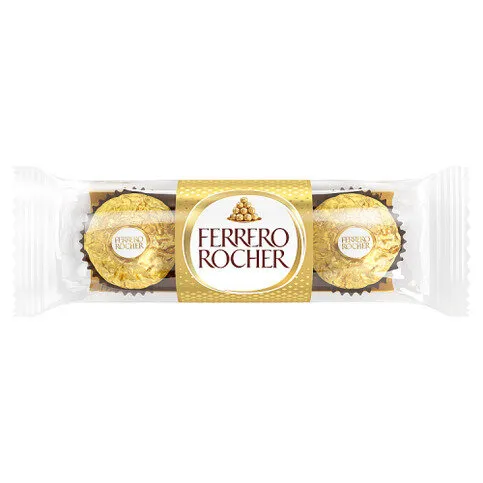 Ferrero Rocher Chocolate Pralines Treat Pack 3 Pieces (37.5g)