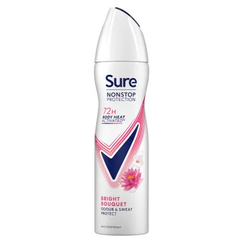 Sure Nonstop Protection Anti-Perspirant Aerosol Bright Bouquet 150 ml